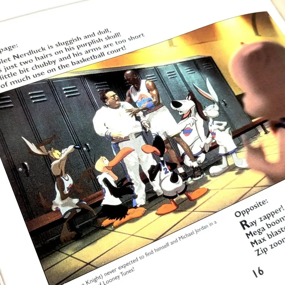 Vintage 1996 Space Jam Magic Eye Book – Invasion of the Monstars – 90s Ephemera